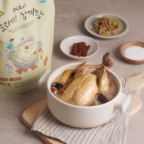 프리미엄 맛의고수 무항생제 삼계탕 900g