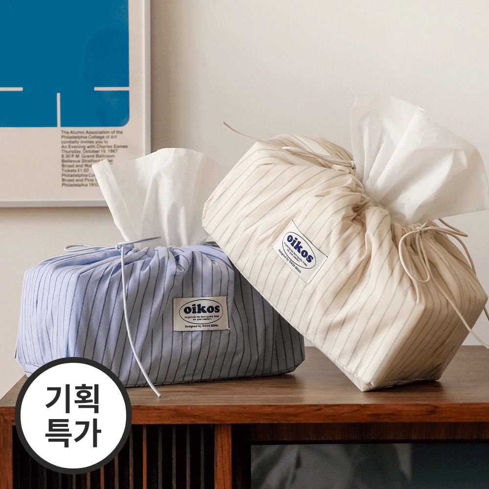 [기획특가] 국내생산!오이코스 감성 면 100% 코튼 티슈 케이스