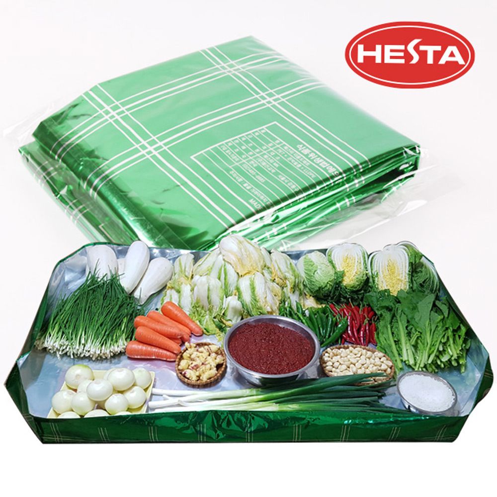 헤스타 다용도 국내산 김장매트 소형 은박 무독성 무봉제 방수 김치 고추 화분 분갈이 사각 매트