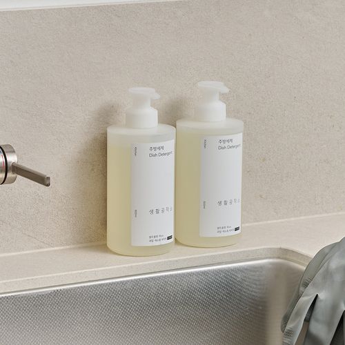 1+1 생활공작소 베이킹소다 주방세제 500ml 2개