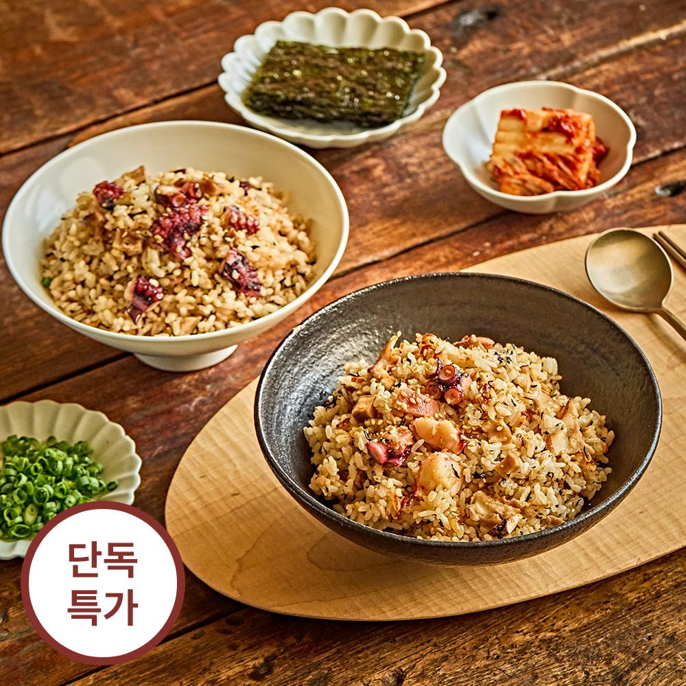 [단독특가] 단 20분만에 완성하는 전통식 문어/문어소라 솥밥 키트