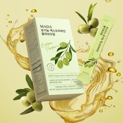 MADA 유기농 스페인 엑스트라버진 올리브오일 스틱 100% (15포)