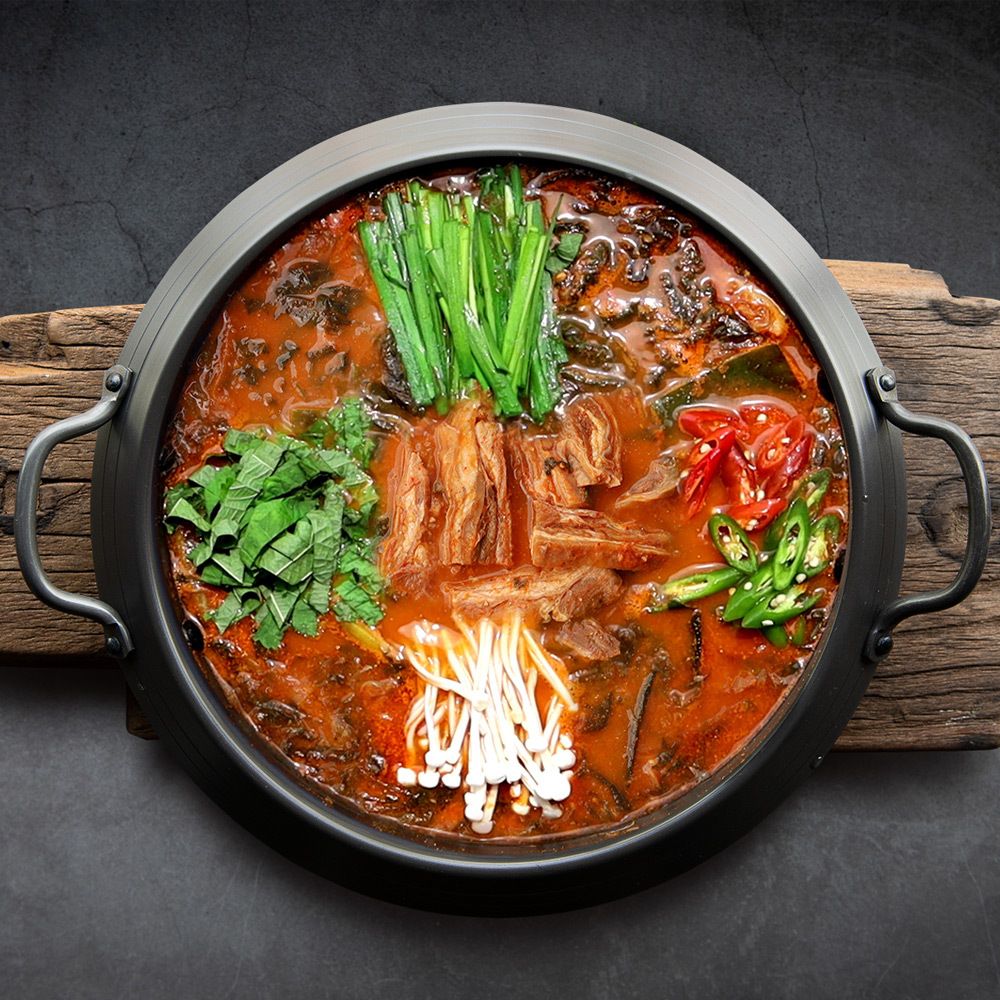 [원주 맛집] 잡내없는 보양식 '약초방' 푸짐한 흑염소 모듬전골 (1.2kg)