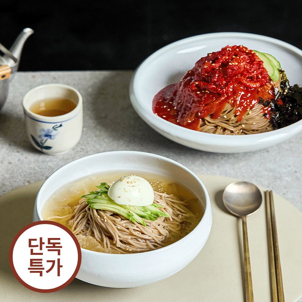 [단독특가] 40년 전통의 맛, 새콤달콤 구수한 강릉맛집 ‘동해 막국수’ 세트(6~7인)