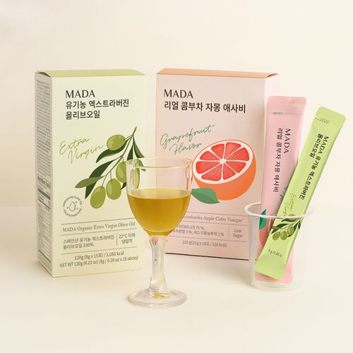 MADA 올애샷세트(엑스트라버진 올리브오일스틱+애사비) + 샷잔증정