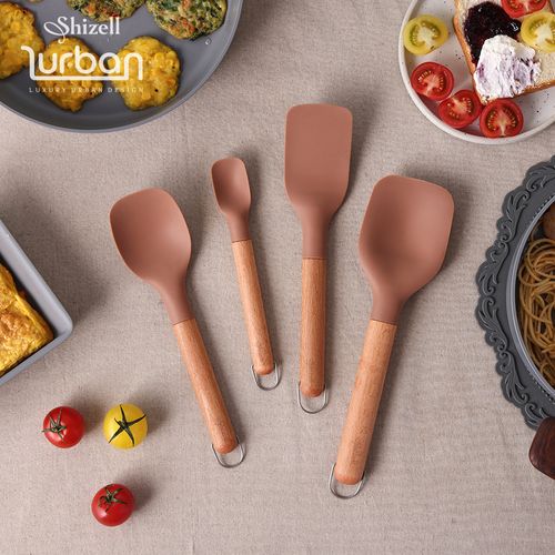 쉬젤 러반 무스 논슬립 조리도구 4종세트 2color