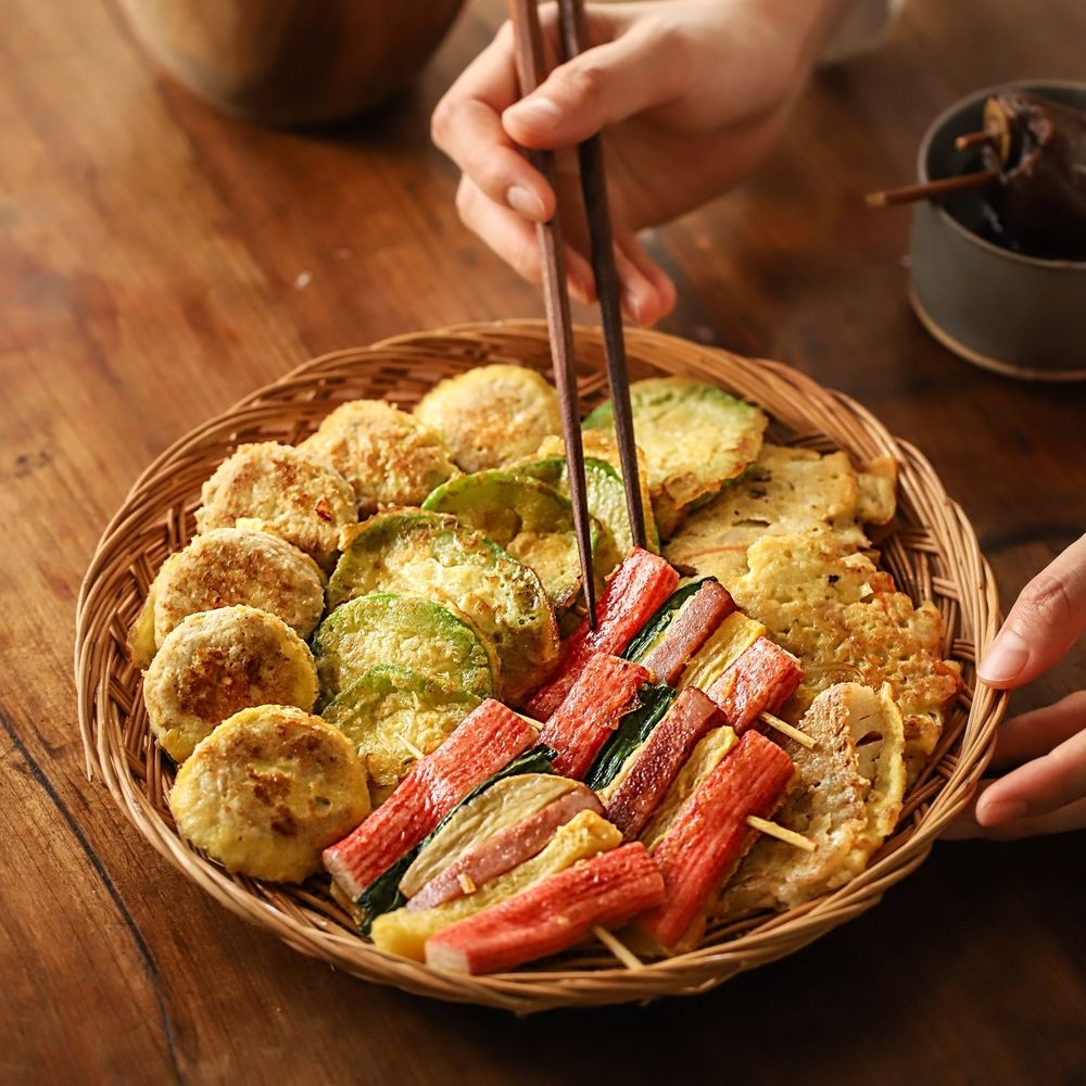 [김천 맛집] 수제 5종 모듬전 700g 1팩 외 수량선택 / 오색꼬지 동태전 소고기육전