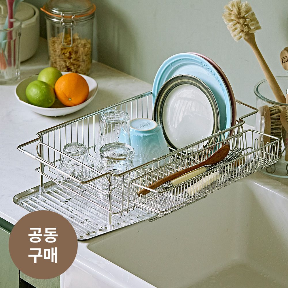 [국내최초] 필요에 따라 골라 쓰는 틈새 싱크랙 겸용 식기건조대