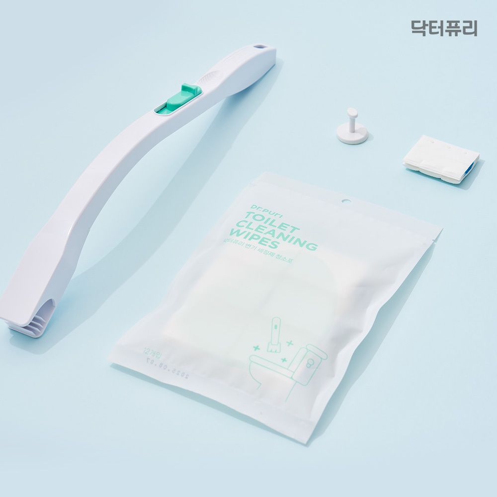 닥터퓨리 일회용 변기클리너 스틱 + 리필 24개입 세트