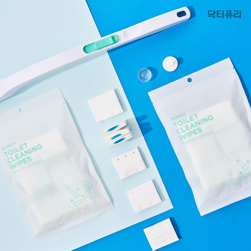 닥터퓨리 일회용 변기클리너 스틱 + 리필 24개입 세트