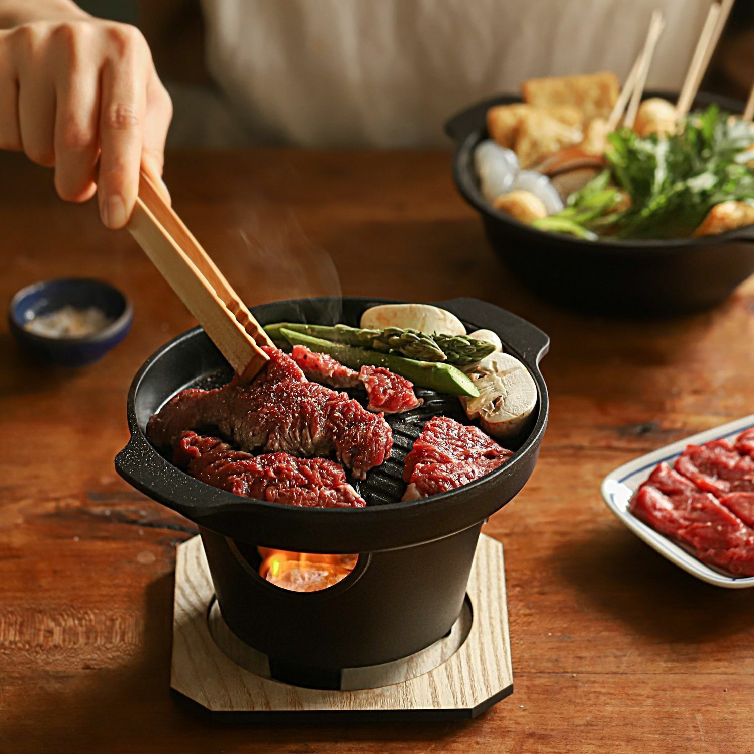 셰프라인 미니화로 전골세트
