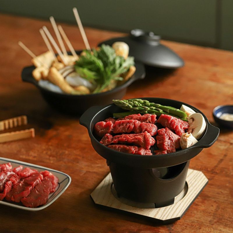 셰프라인 미니화로 전골세트