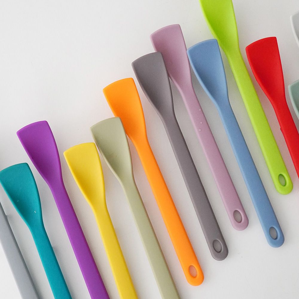 [한정판매]컬러 실리콘 미니 스파츌라 / 요거트 스푼 13color