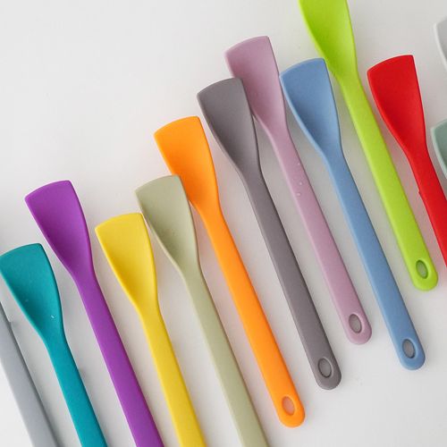컬러 실리콘 미니 스파츌라 / 요거트 스푼 13color