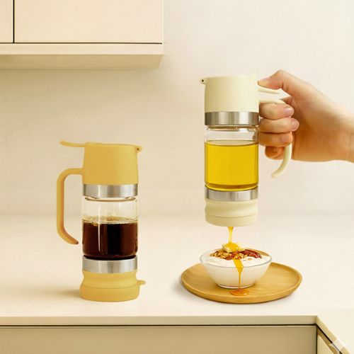 마리슈타이거 허니 시럽 디스펜서 260ml 꿀통 꿀병 유리병