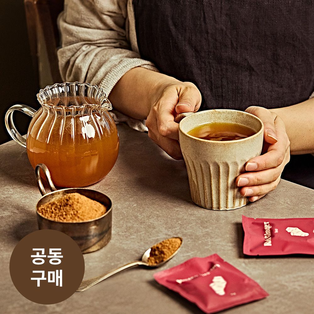 [단독특가] 코코넛 슈가로 당 걱정 없이 깊고 진한 세람비 보타니 레드 진저 생강차, 크레마 2종