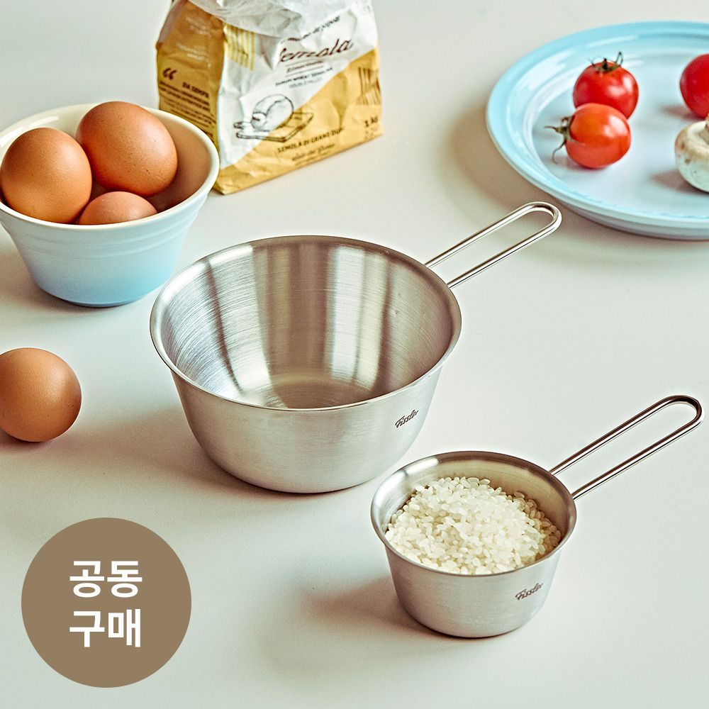 [공동구매] 양념장부터 베이킹, 간단한 무침까지! 휘슬러 키친듀오 계량컵 2p세트