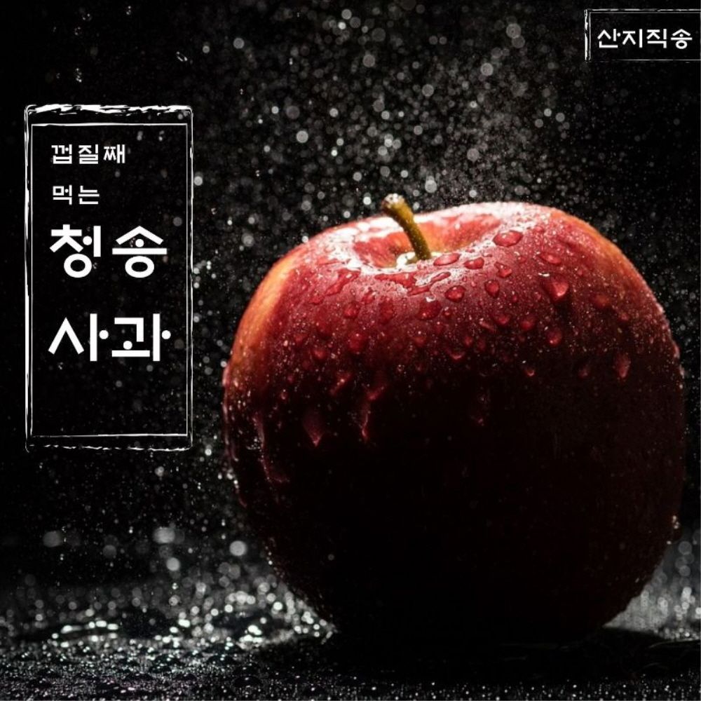 당도보장 ! 청송 주왕산 사과 1.8kg (옵션선택)