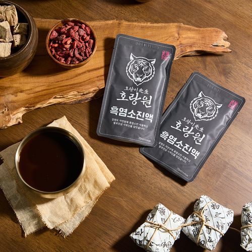 호랑원 특허받은 발효인삼 사포닌 함유 국내산 흑염소 진액 70ml
