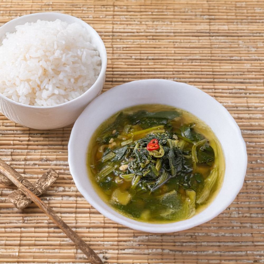 [남도애꽃] 구수한 시금치된장국 1kg (옵션선택)