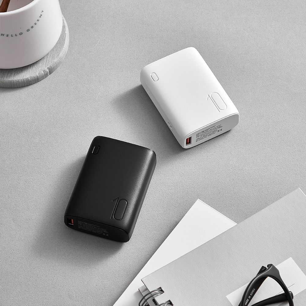 [아이노트] 초소형 카드사이즈 10000mAh 듀얼 충전 보조배터리 PB100Q