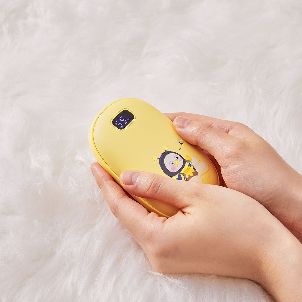 [펭수] 충전식 손난로 보조배터리 8000mAh 대용량 휴대용 무선 보조배터리 BPW800