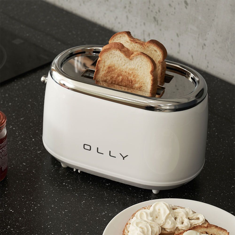 [OLLY] 올리 2구 팝업 토스트기 OLT03 화이트