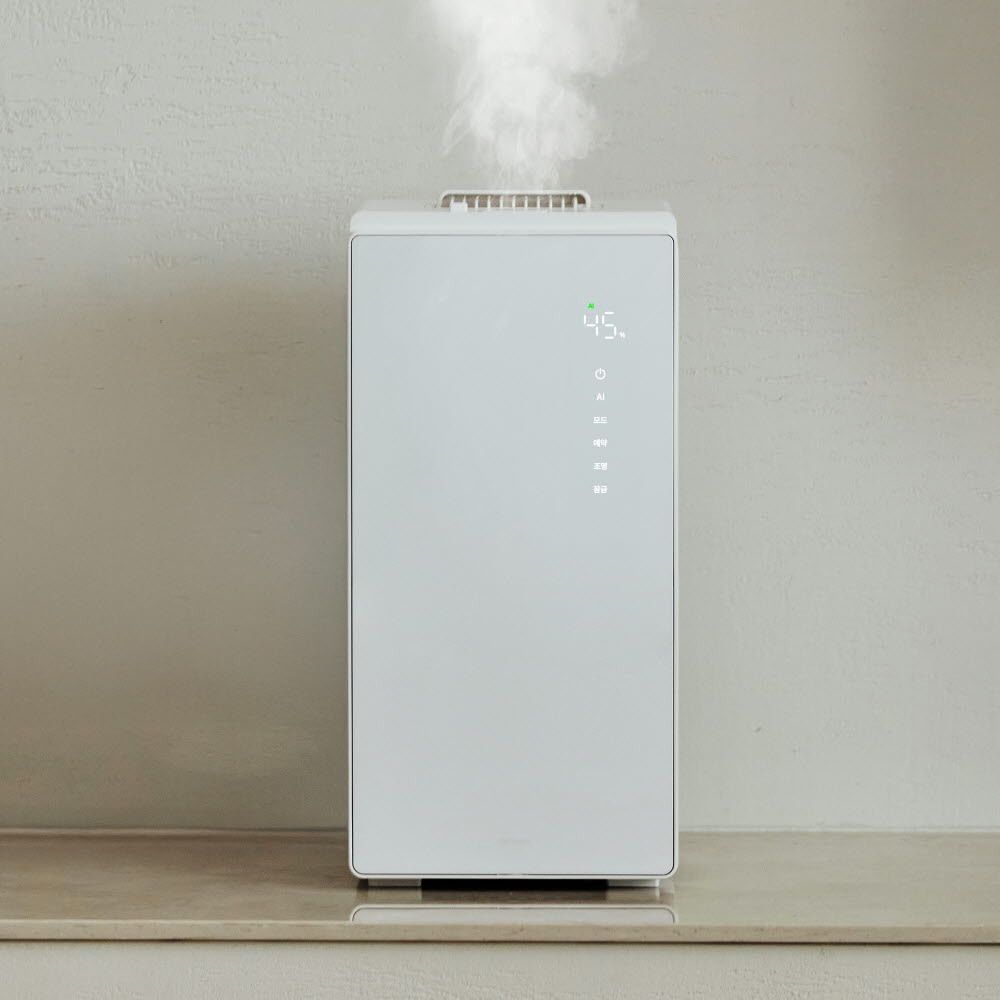 [다룸] 퓨어 AI 가열식 가습기 6L 대용량 올스텐 간편 통세척 신생아 아기방 가습기