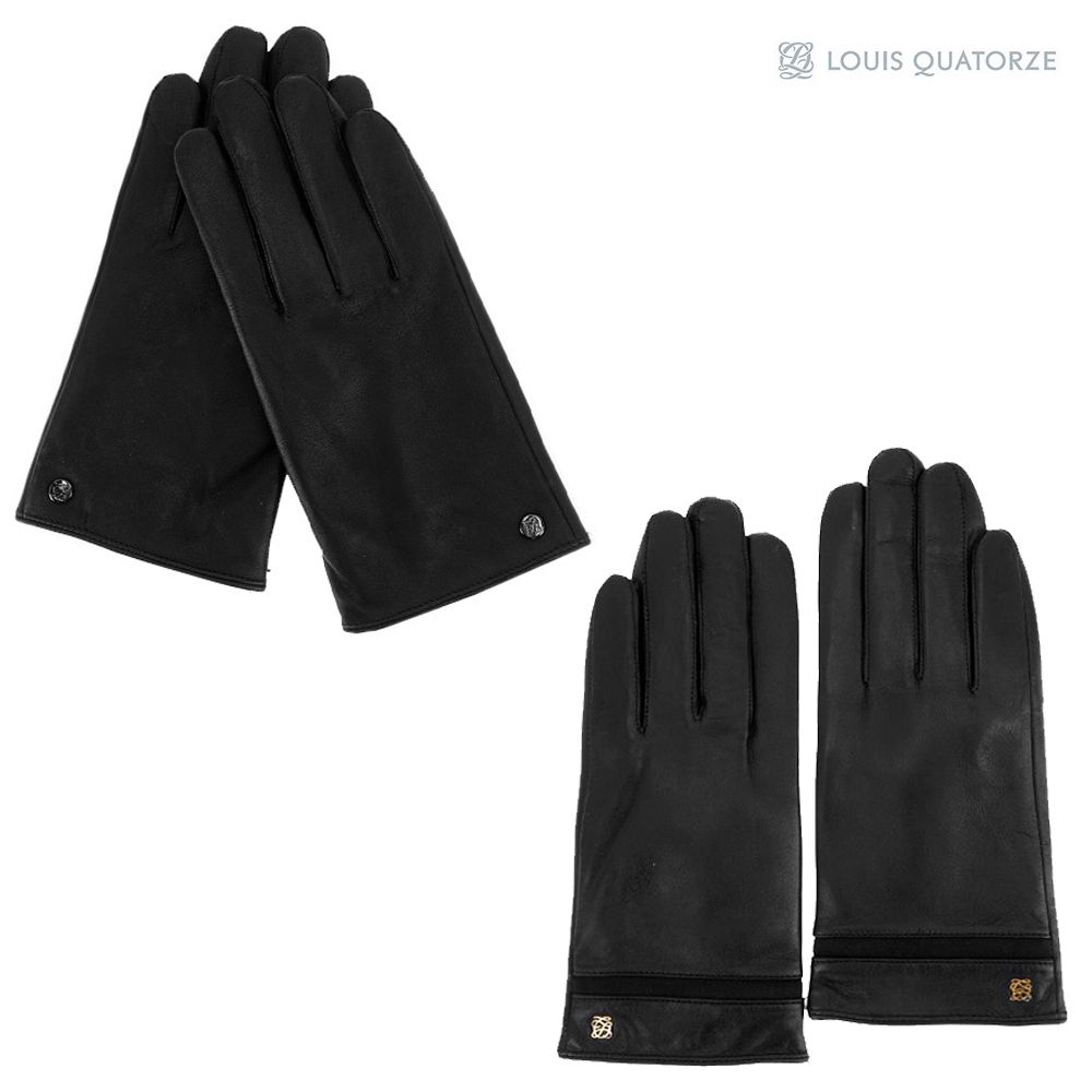 [루이까또즈] 천연양가죽 포인트장식 가죽장갑 3종 (여성/남성)