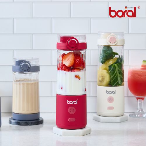 보랄 쉐이크 무빙 무선 블랜더(1+1) BR-600BL