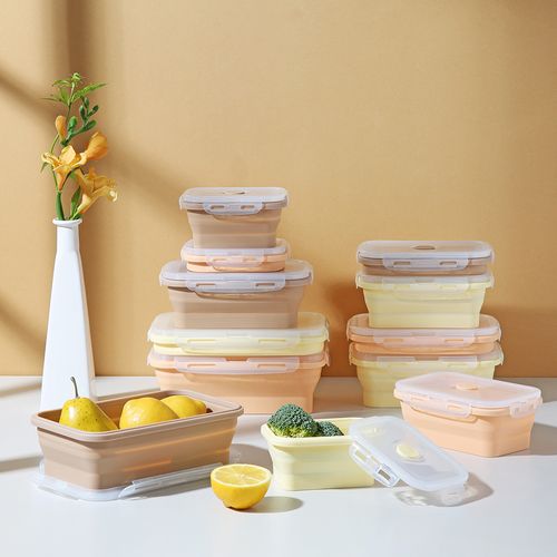 이지실리 폴딩 런치박스 4P세트