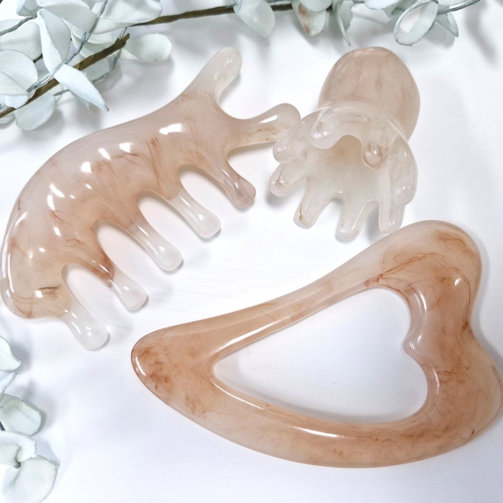 [홈케어용품] 지웰 마사지 괄사 (하트/달팽이/문어 옵션 선택) 