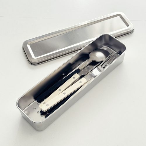 스텐 물빠짐 수저정리함 수저통 수저보관 2타입