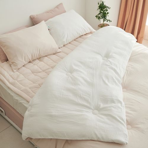 라움 먼지없는 자가발열 차렵이불 베개세트 SS/Q/SK 2컬러