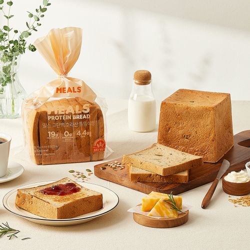 밀스 고단백 카무트 통밀 수제 식빵(420g)