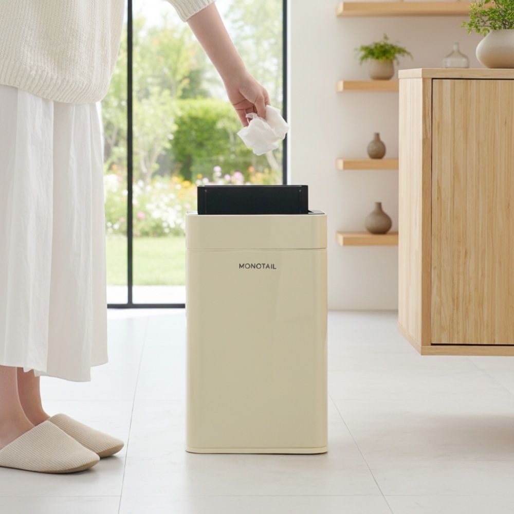 NEW 모노테일 오드리 저소음 자동센서 스마트 휴지통 20L