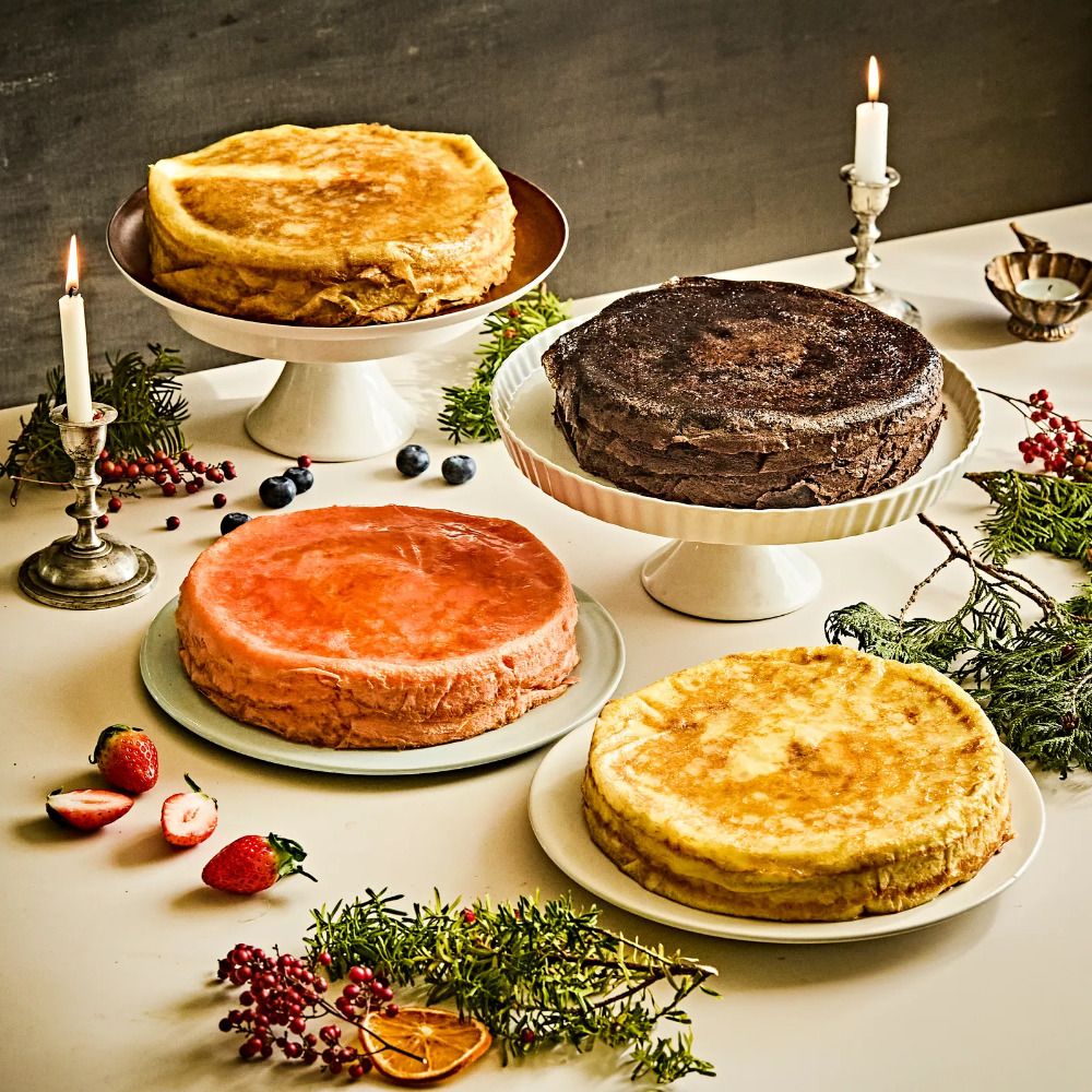 [케이크대전] 스페로스페라 시그니처 크레이프 케이크 4종 (밀크/딸기/초코/블루베리)