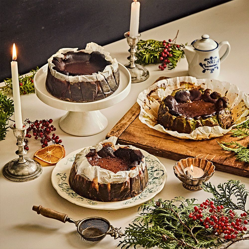 [케이크대전] 하우스소서 바스크 치즈케이크 1호 600g (플레인/말차/초코)