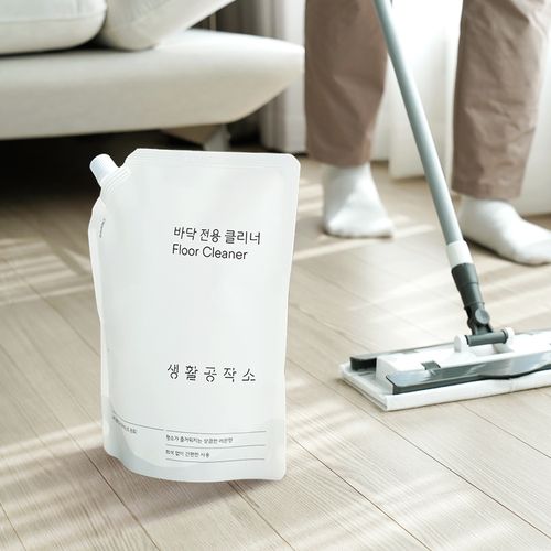 1+1 생활공작소 바닥전용 클리너 레몬향 1L 2개