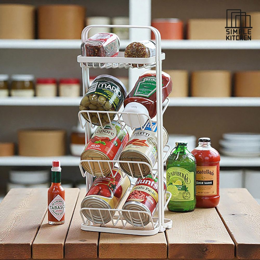 심플키친 1단 4단 조미료 정리함 2종