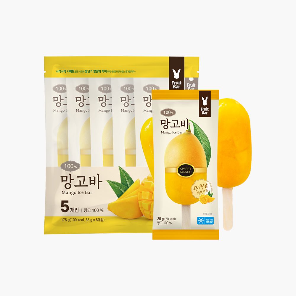 [자연원] 미니프룻바 냉동 망고바 175g(35g x 5입)