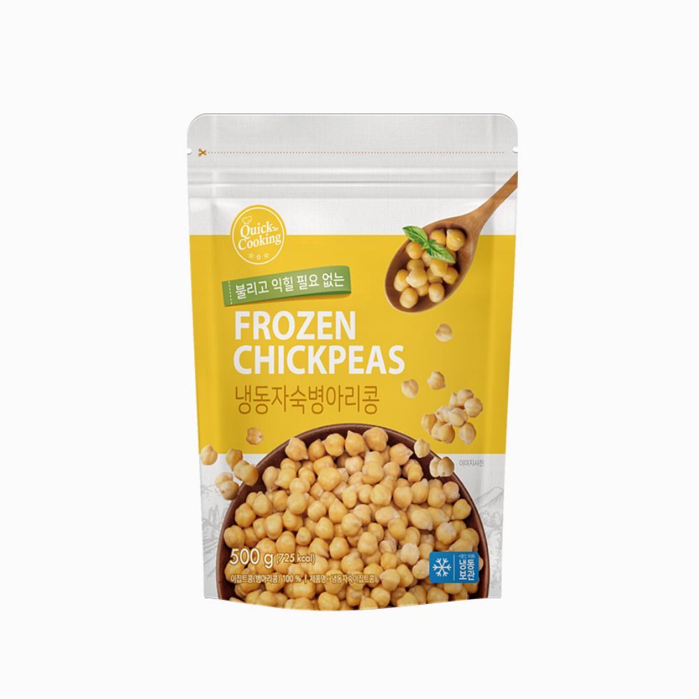 [퀵쿠킹] 냉동 손질 자숙 병아리콩 500g