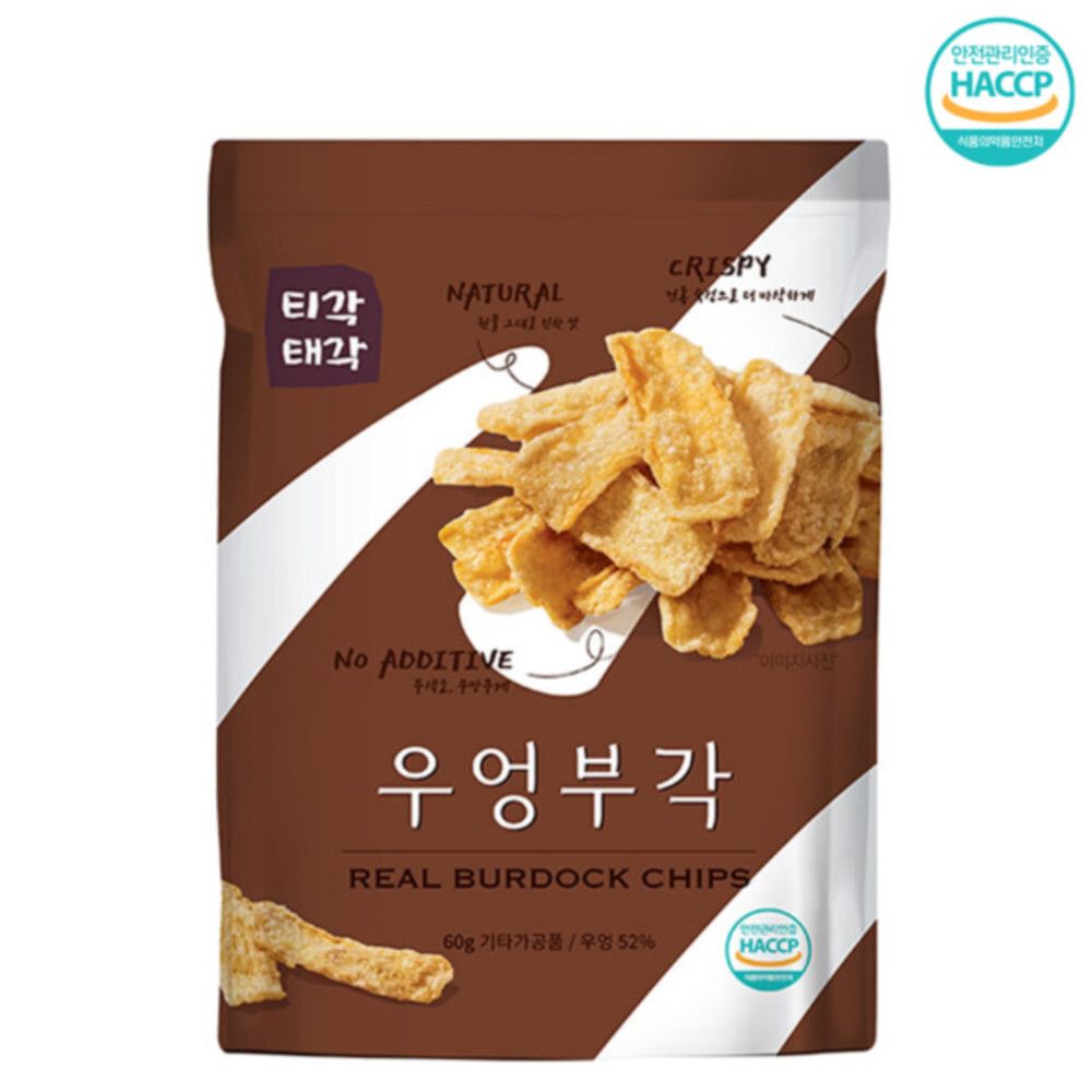 [맛다움] 속초명물 바삭바삭 우엉 부각 60gx5개