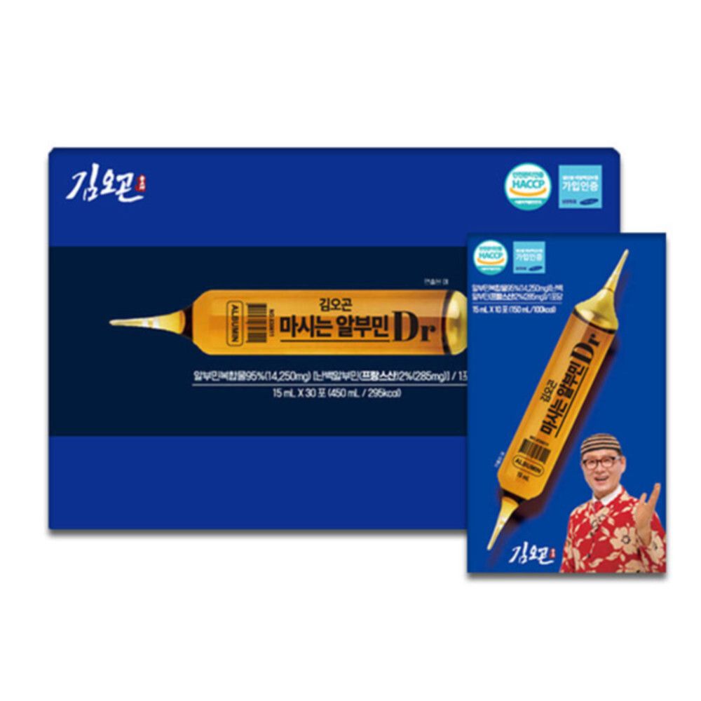 김오곤 마시는 알부민 Dr 15mlx30포/기력충전/피포회복/발료녹용추출