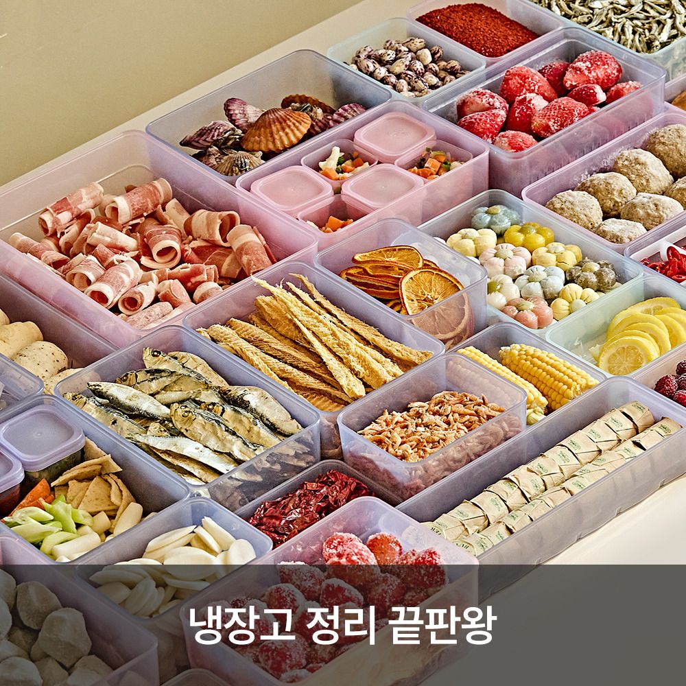 [공동구매] 냉장고 정리 끝판왕, 땡스소윤 냉동용기 세트 