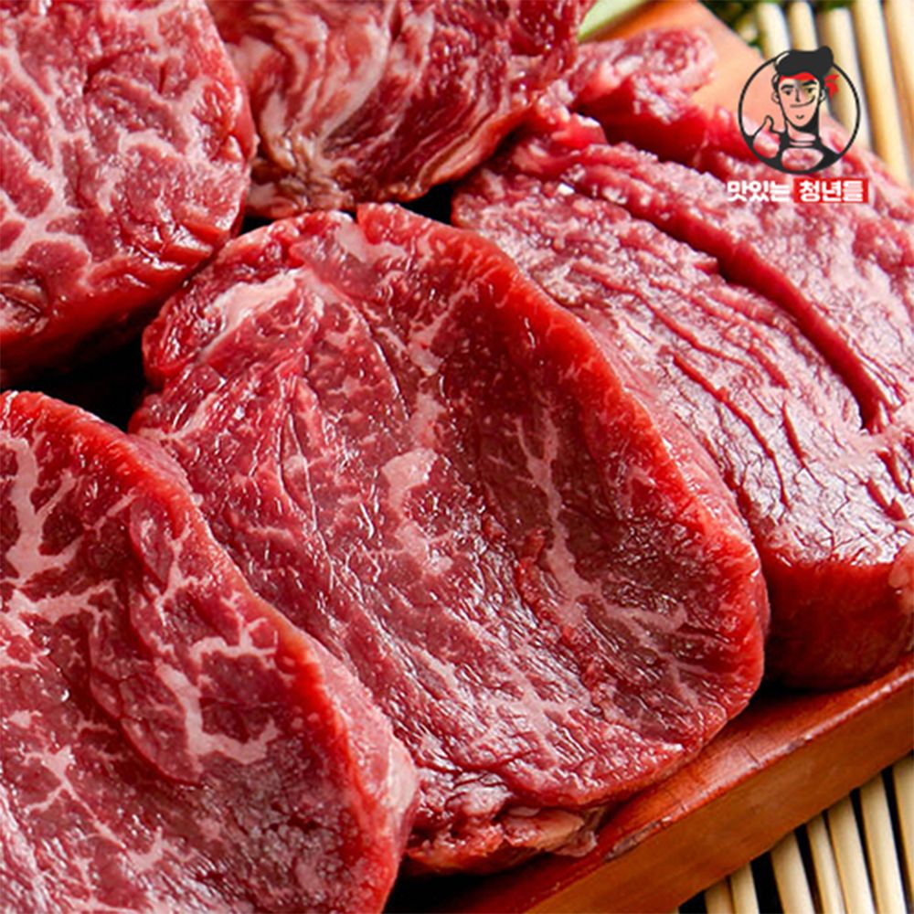 [맛있는청년들] 미국산 초이스등급 냉동 소안심 200g