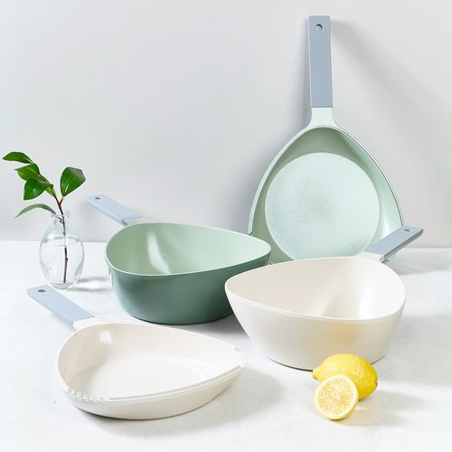 온더온 팬앤팟 국내생산 프라이팬 냄비 세트 2colors