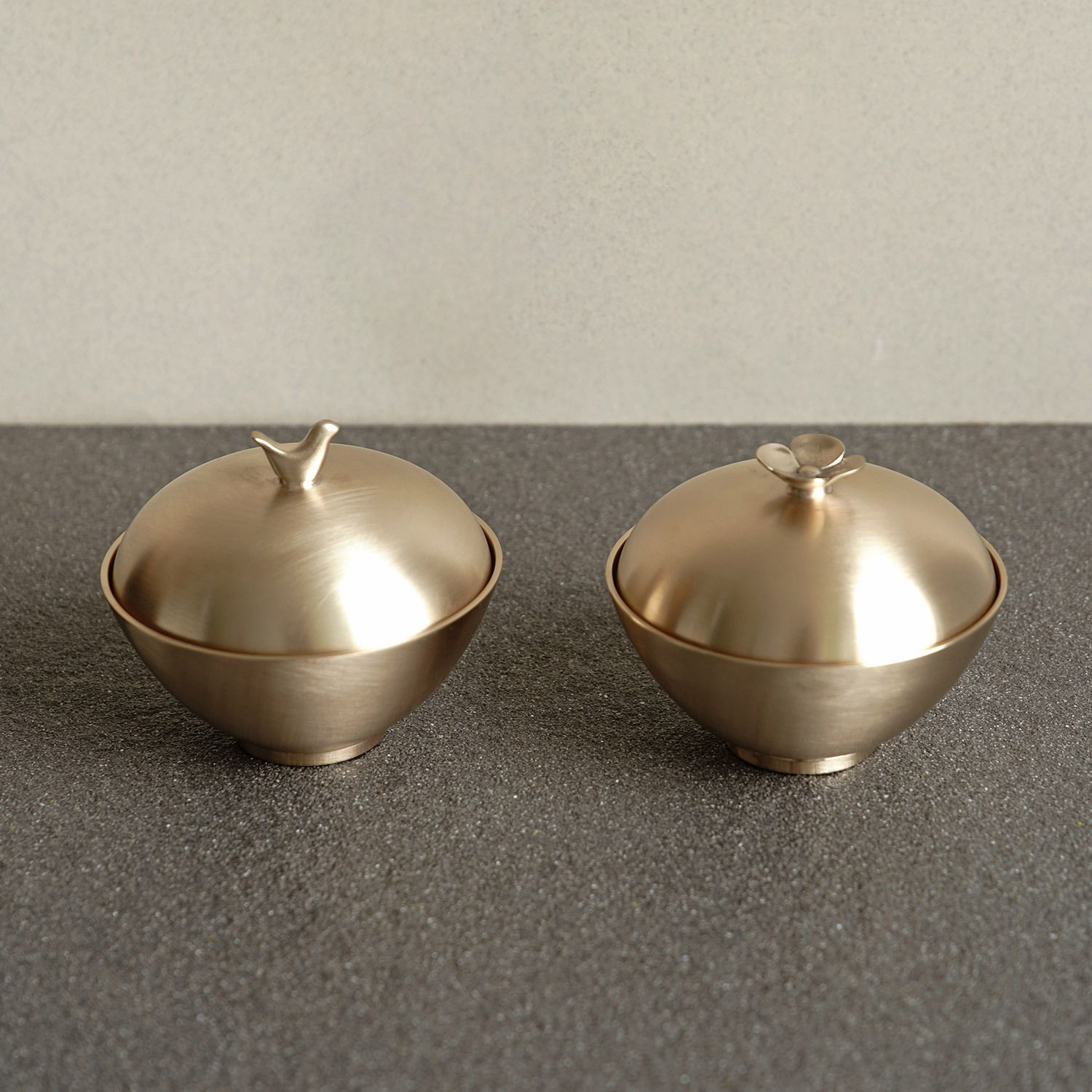 [놋담] 방짜유기 수제조각 꽃뚜껑or 새뚜껑 택 1