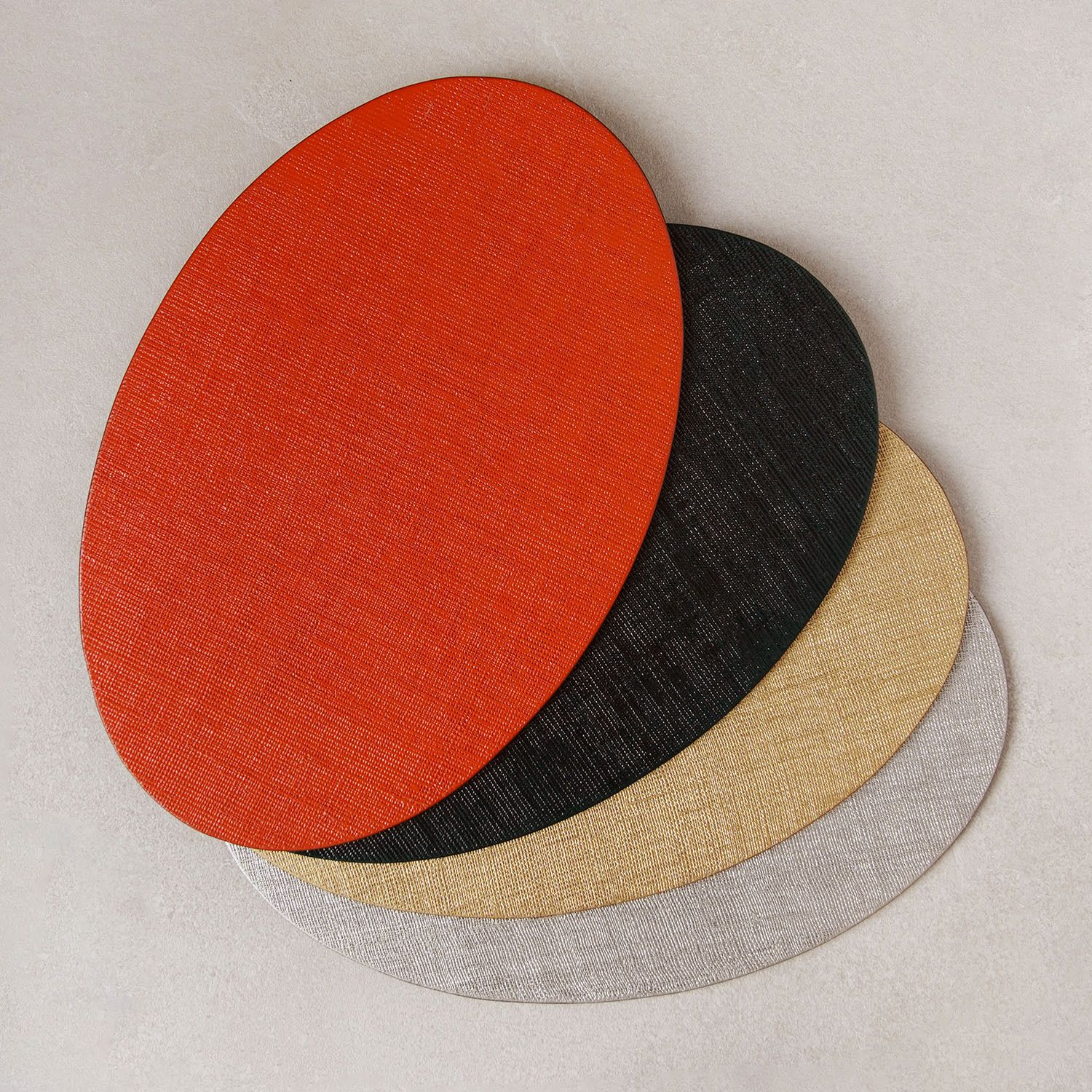 [놋담] 방짜유기 옻칠 라운드 매트 4종 택 1개