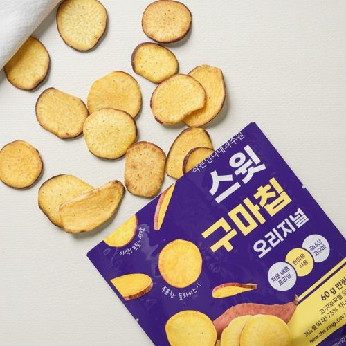 국내산 100% 작은언니네과수원 스윗구마칩 60g 4개